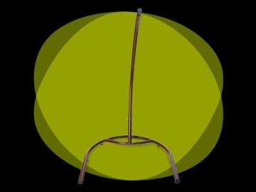 Стойка и основание кресла (Коричневые)